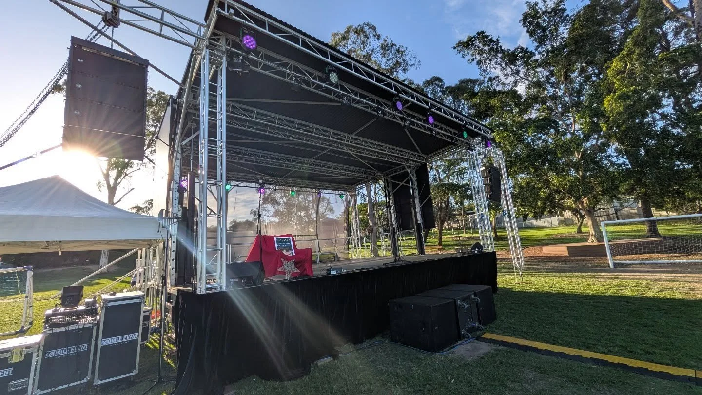 @stmartins.carina 2025 Christmas Celebration
We supplied:
XL Trailer Stage with PA wings
Full Audio Production
Full Lighting Production
Cable Trays and Marquees
Generator

This year we made a couple of changes to make our solution even better!

- Flo
