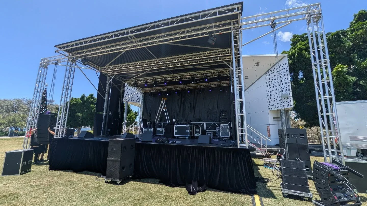 Another year, another XL Trailer Stage at Broadwater Parklands on the Gold Coast. 
Thanks again to @rockstarproductions2023 for having us 🙏