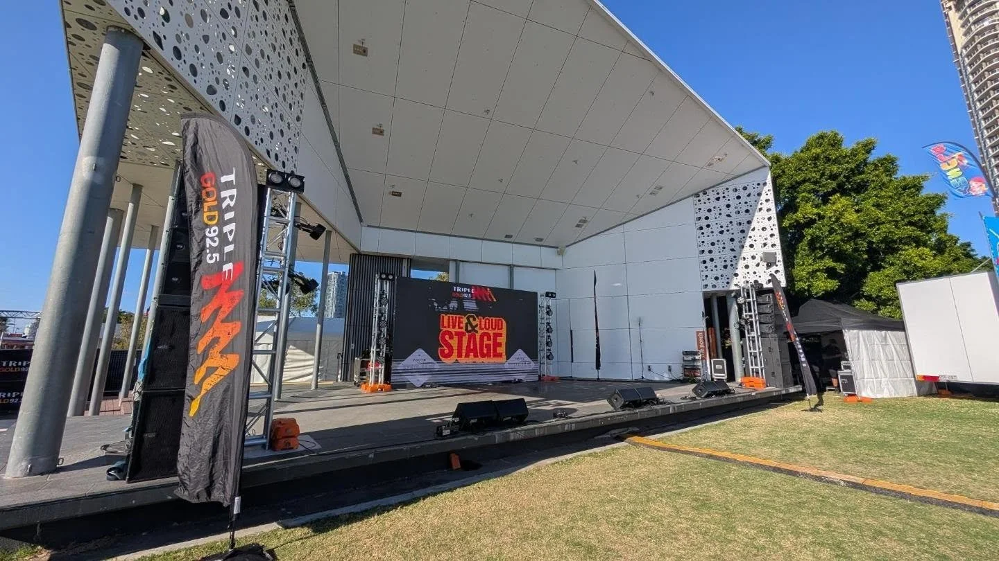 Proud to provide full production for the recent 2026 @the_gc_show including the @triplemgoldcoast LIVE &amp; LOUD stage🤘

Solution included:
- Full audio, lighting, and vision for main stage
- Audio system for Equestrian activation
- Audio system fo