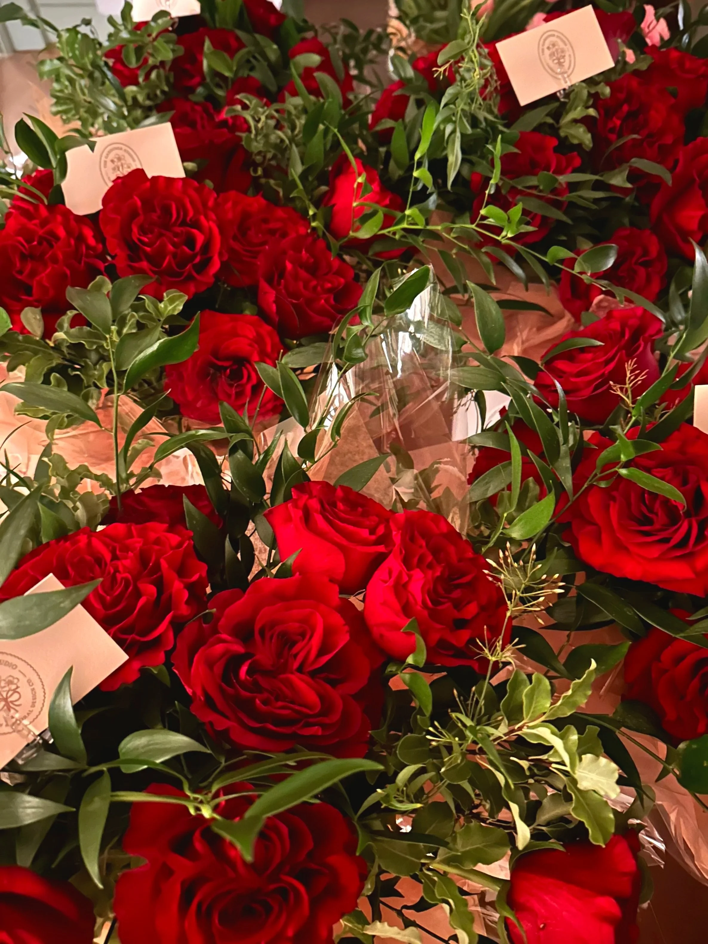 Classic Red Garden Hand-Tied Bouquet