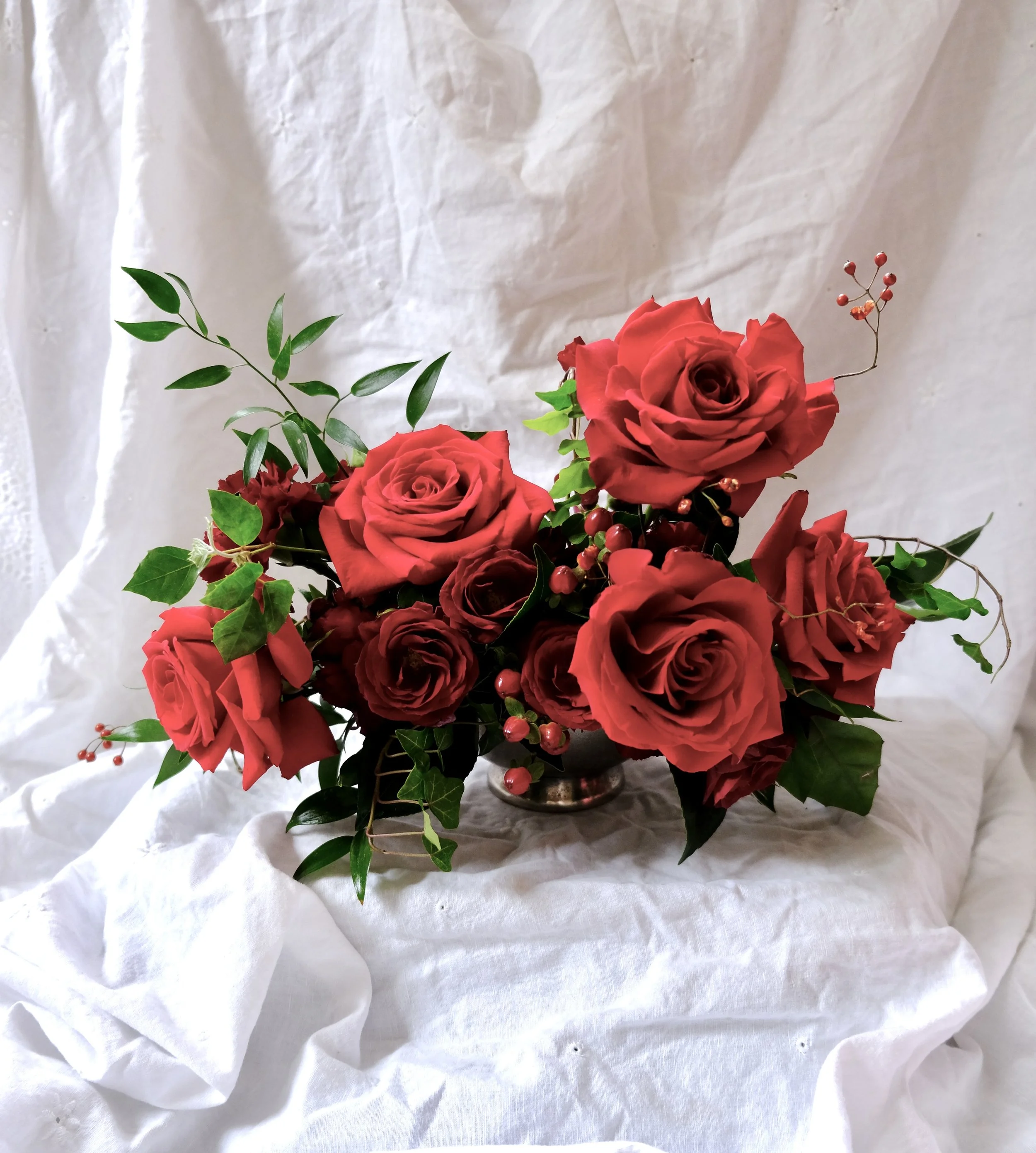 Romantic Crimson Garden