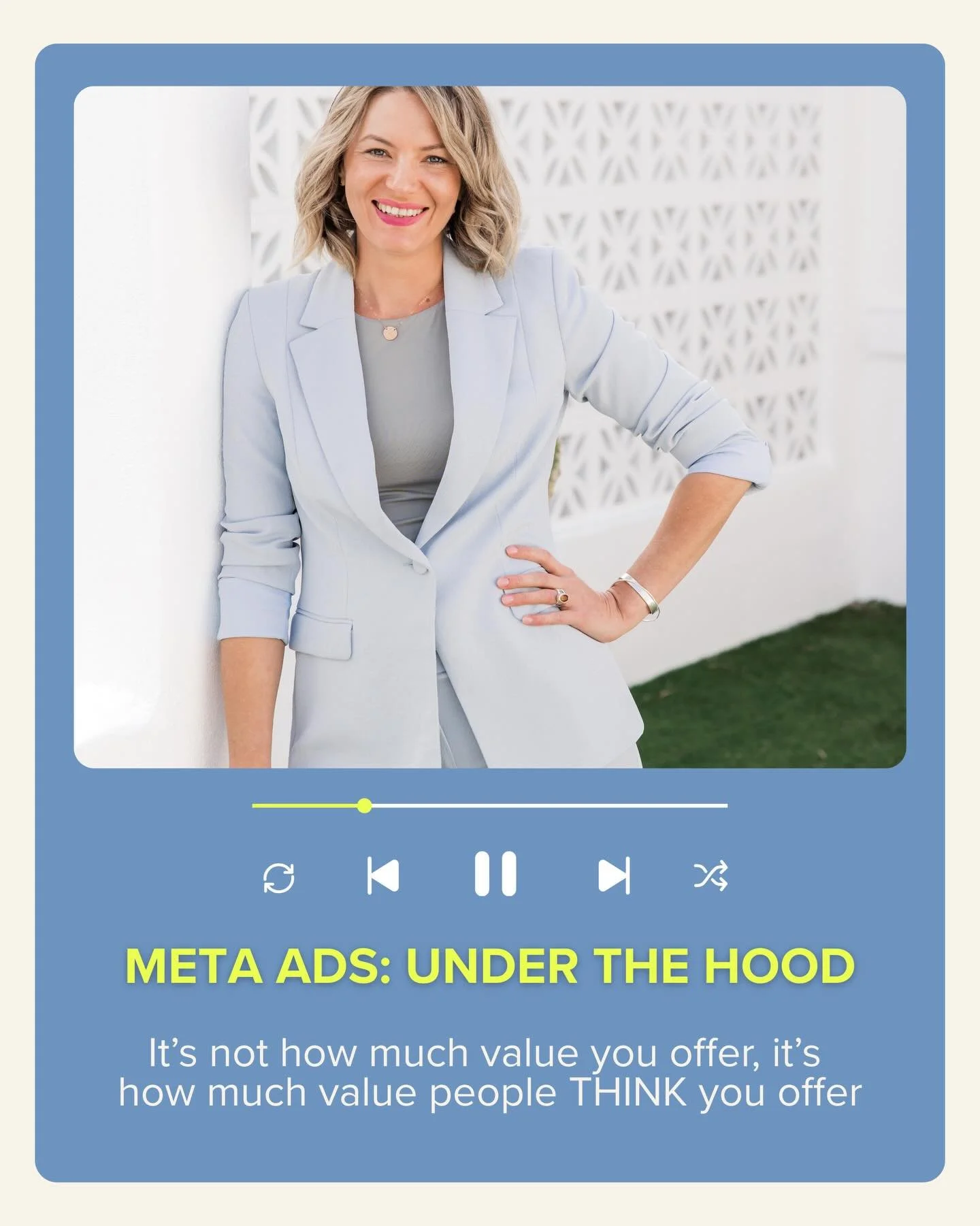 People aren&rsquo;t not buying because your product isn&rsquo;t valuable. They aren&rsquo;t buying because they don&rsquo;t see the value.

In this episode of Meta Ads: Under the Hood, Megan breaks down value perception, why customers decide somethin