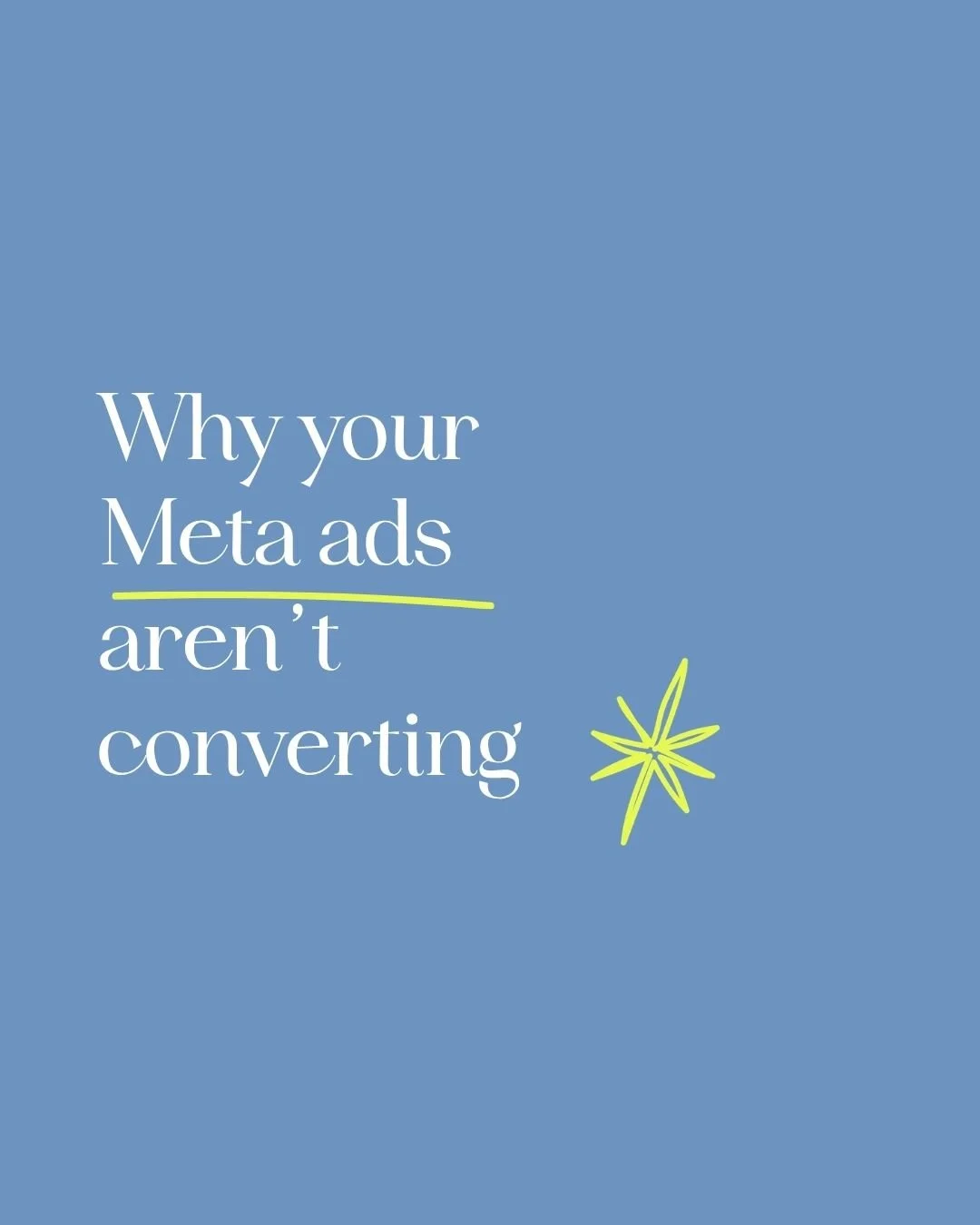 Why your Meta ads aren’t converting