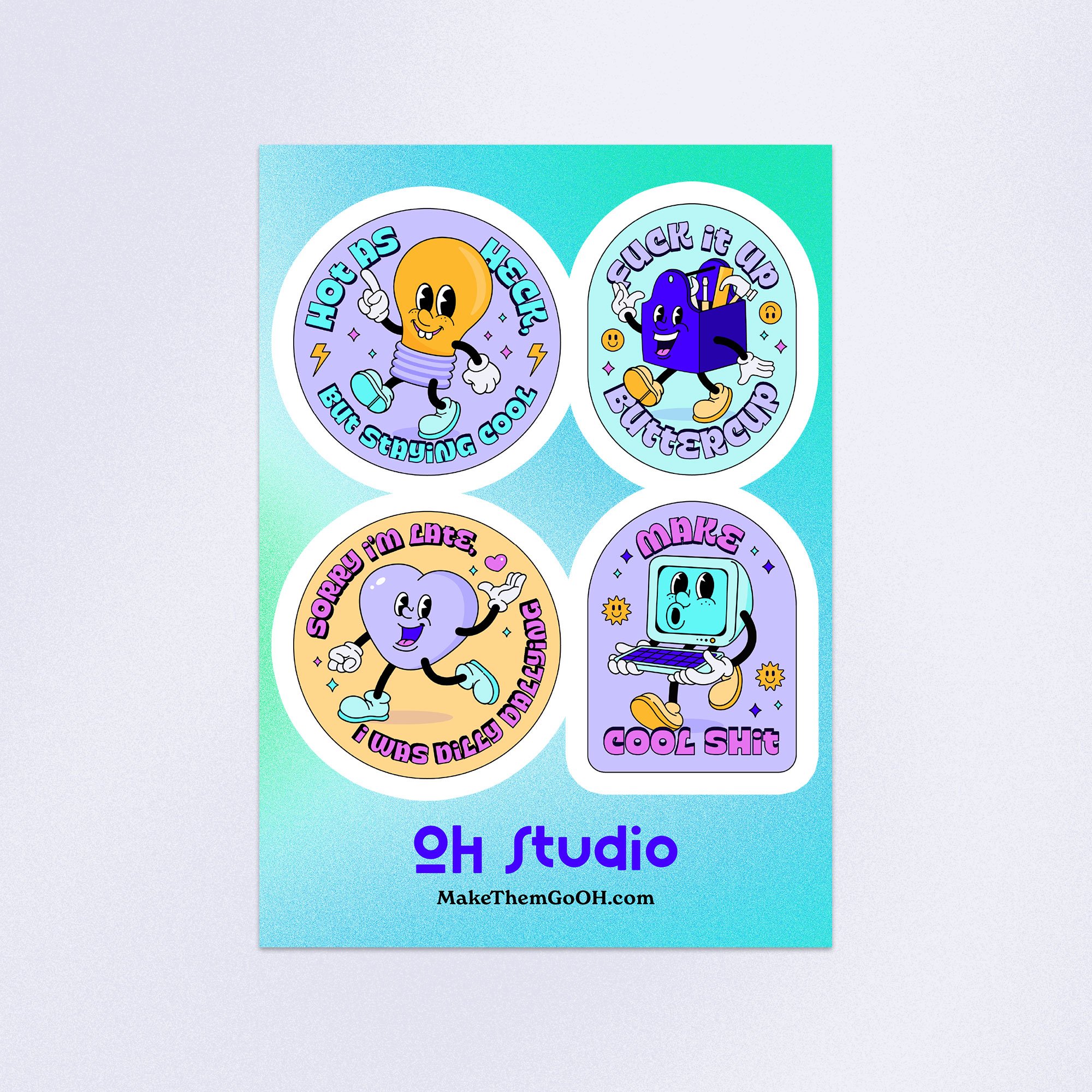 Sticker Set - 5"x8" Sheet