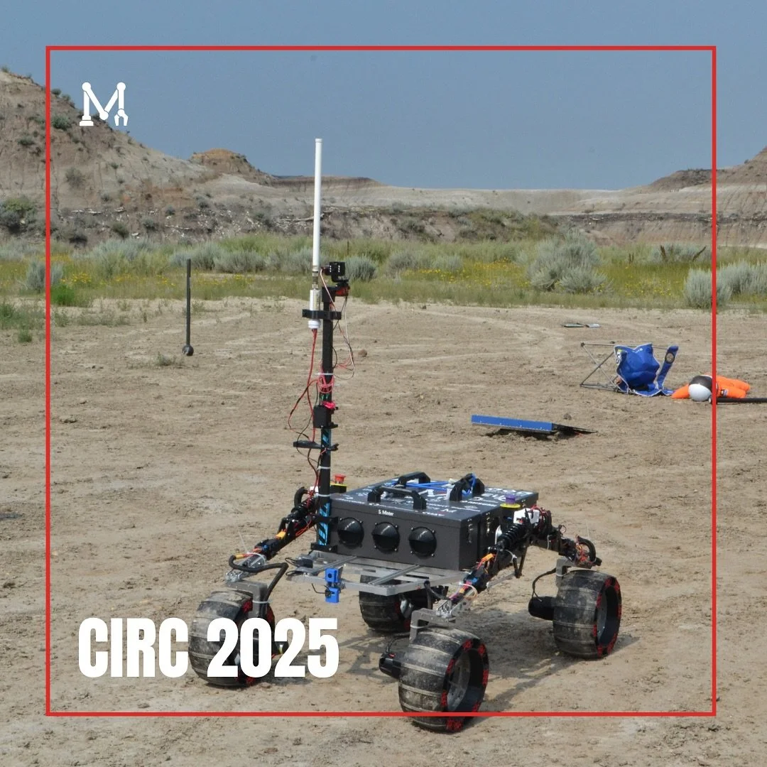CIRC 2025 was a hit for McGill Robotics&rsquo; Rover Project!
We achieved great scores, placing 11th overall and 3rd in science. We are very proud of our team and eager to keep up the good work!🎉

Big thank you to all our sponsors for making our dre