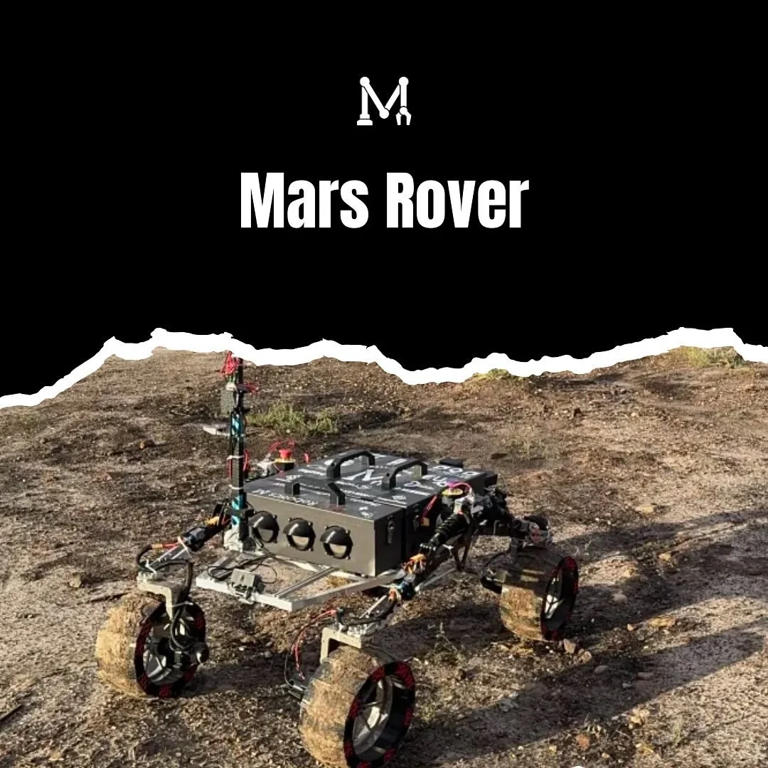 Meet Halley, our Mars Rover! 🛰️

Halley placed 3rd in Bonyard Salvage Assessment at CIRC 2025, and 11th Overall!

The Rover team is our largest at McGill Robotics and even includes a dedicated Science division. 🔬

Discover more about the four divis