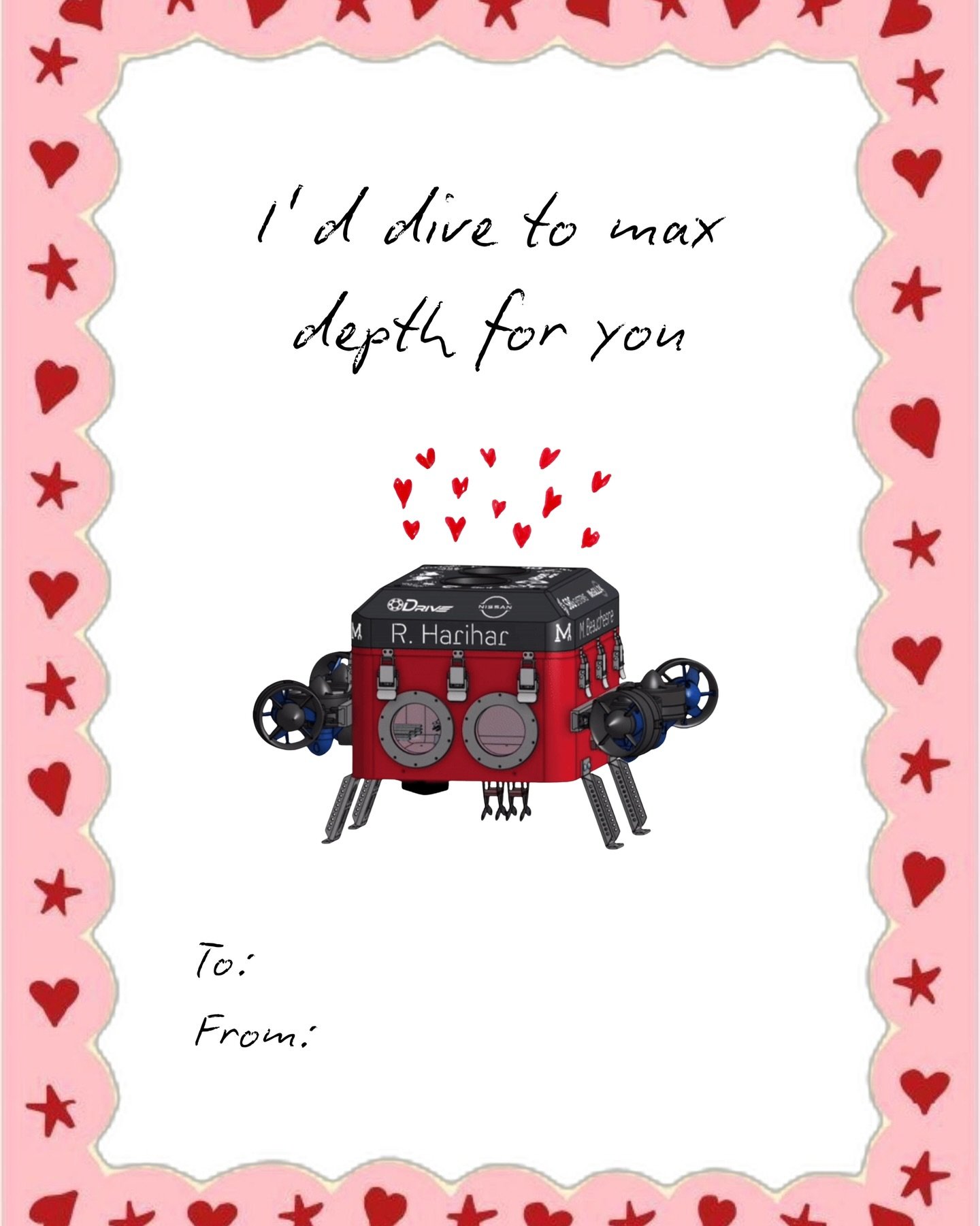 Our robots are expanding their task abilities, to help you find the one 💌 Happy Valentine&lsquo;s

#rover #auv #drone #loveyou
