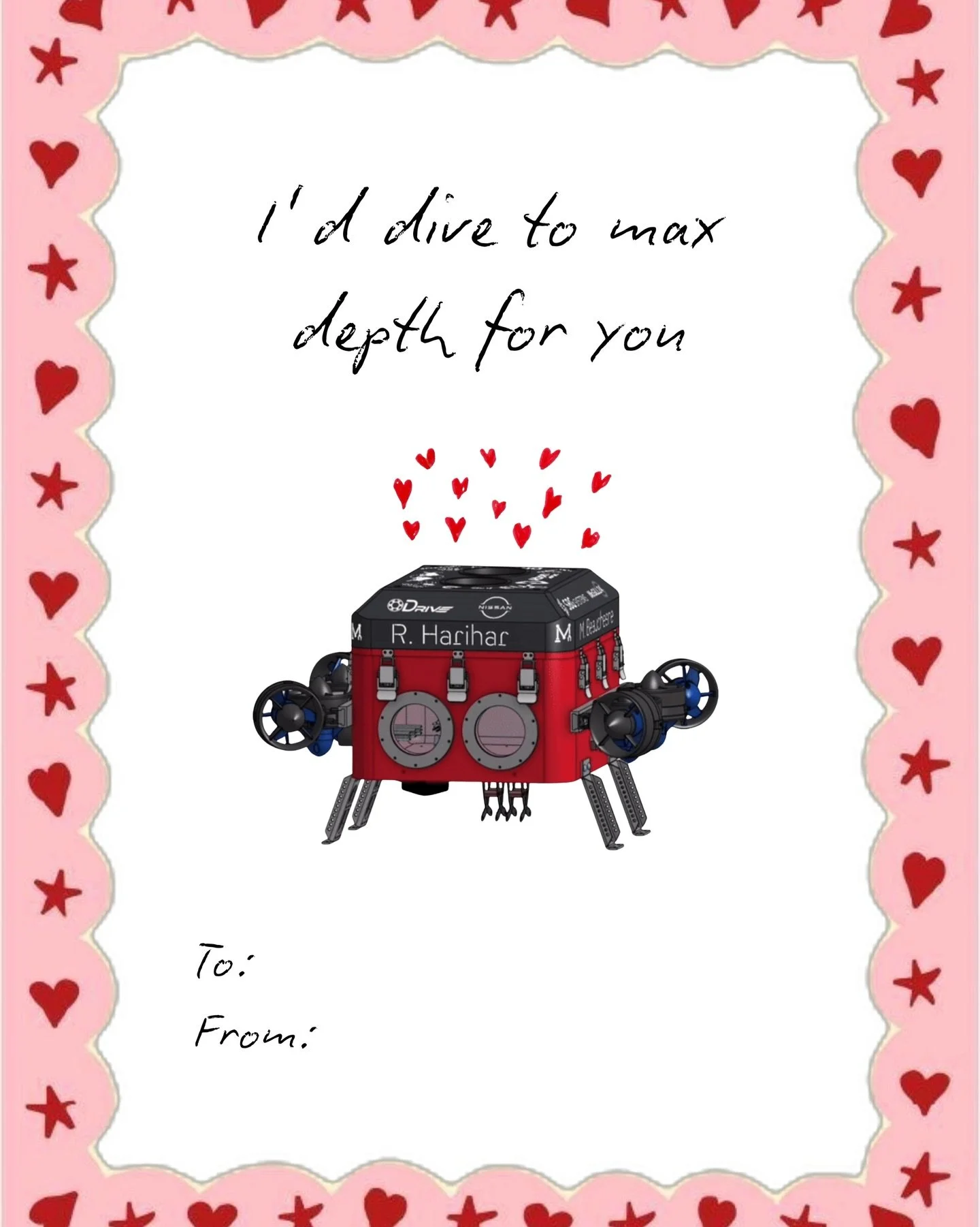 Our robots are expanding their task abilities, to help you find the one 💌 Happy Valentine&lsquo;s

#rover #auv #drone #loveyou