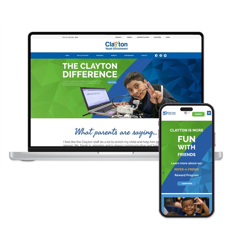 Clayton Youth Enrichment website