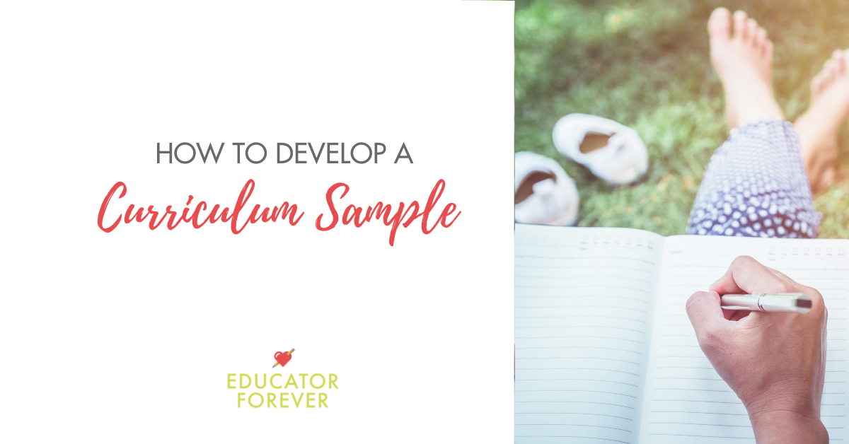 How to Develop a Curriculum Sample