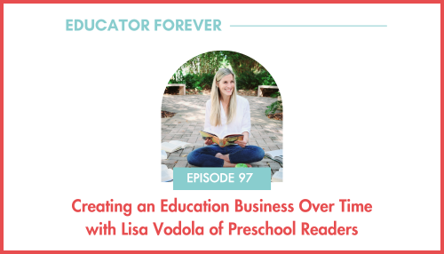 Episode 97: Creating an Education Business Over Time with Lisa Vodola of Preschool Readers