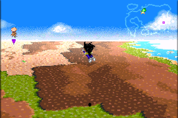 Legacy of Goku II Overworld