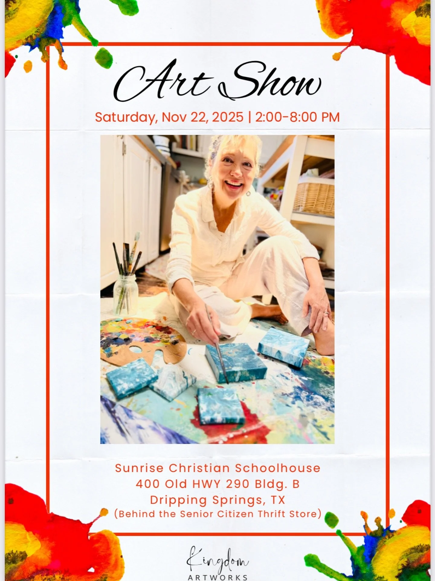 Join me THIS Saturday! I&rsquo;ll have originals and prints for everyone on your Christmas list!

Be sure to enter our giveaway too! Share this post to your stories and tag @thekingdomartworks for a chance to win a small print!

Post by 12:00 PM CST 