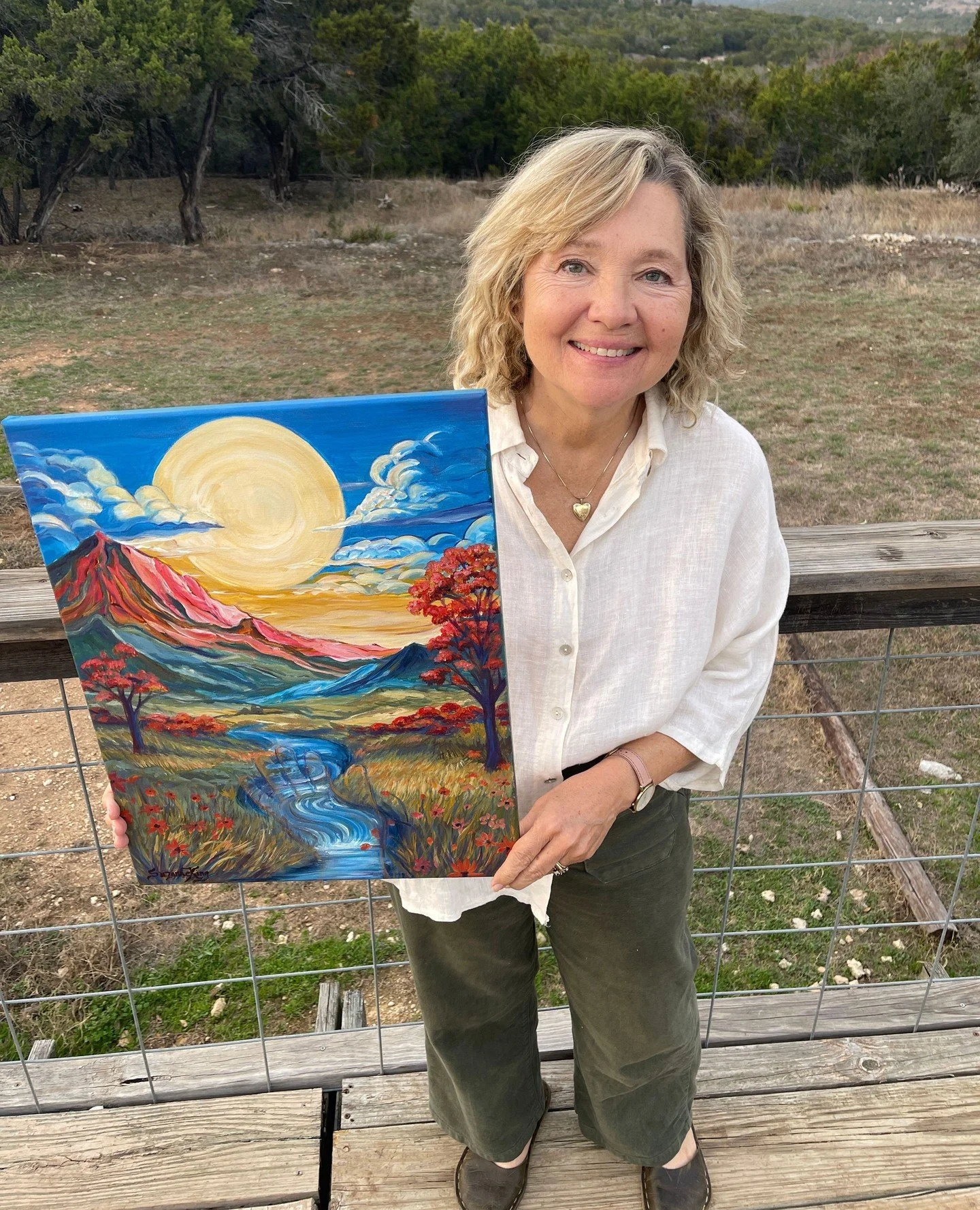 So grateful for this beautiful opportunity! I had the honor of painting a commissioned piece for a dear young friend who is publishing her very first book, In His Hands.⁠
⁠
It&rsquo;s such a gift to be invited into moments like this&mdash;where creat