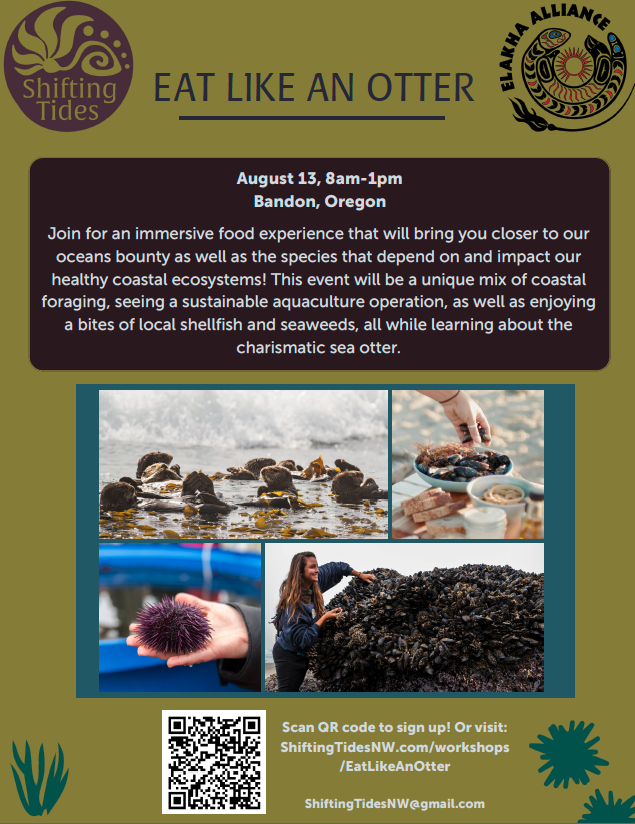Elakha Alliance/Shifting Tides NW Presents: Eat Like An Otter