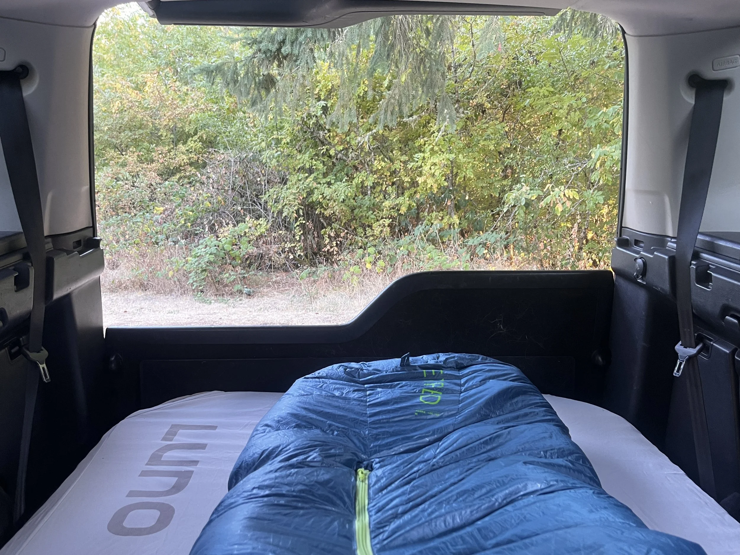 View from the Car: Luno AIR+FOAM PRO Vehicle Mattress