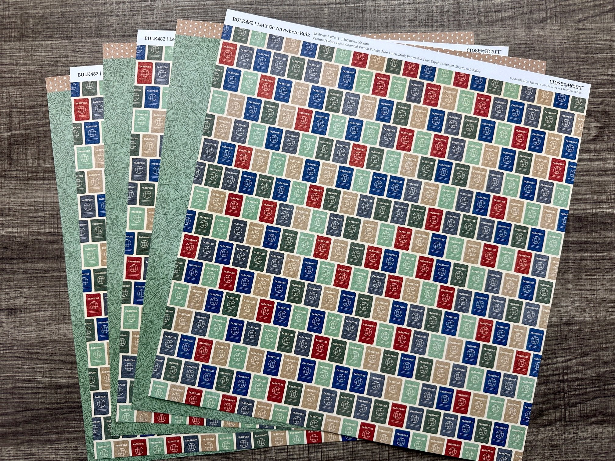 Let's Go Anywhere Bulk Paper (6 Sheets)