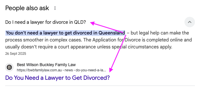 exmaple - BWB related questions