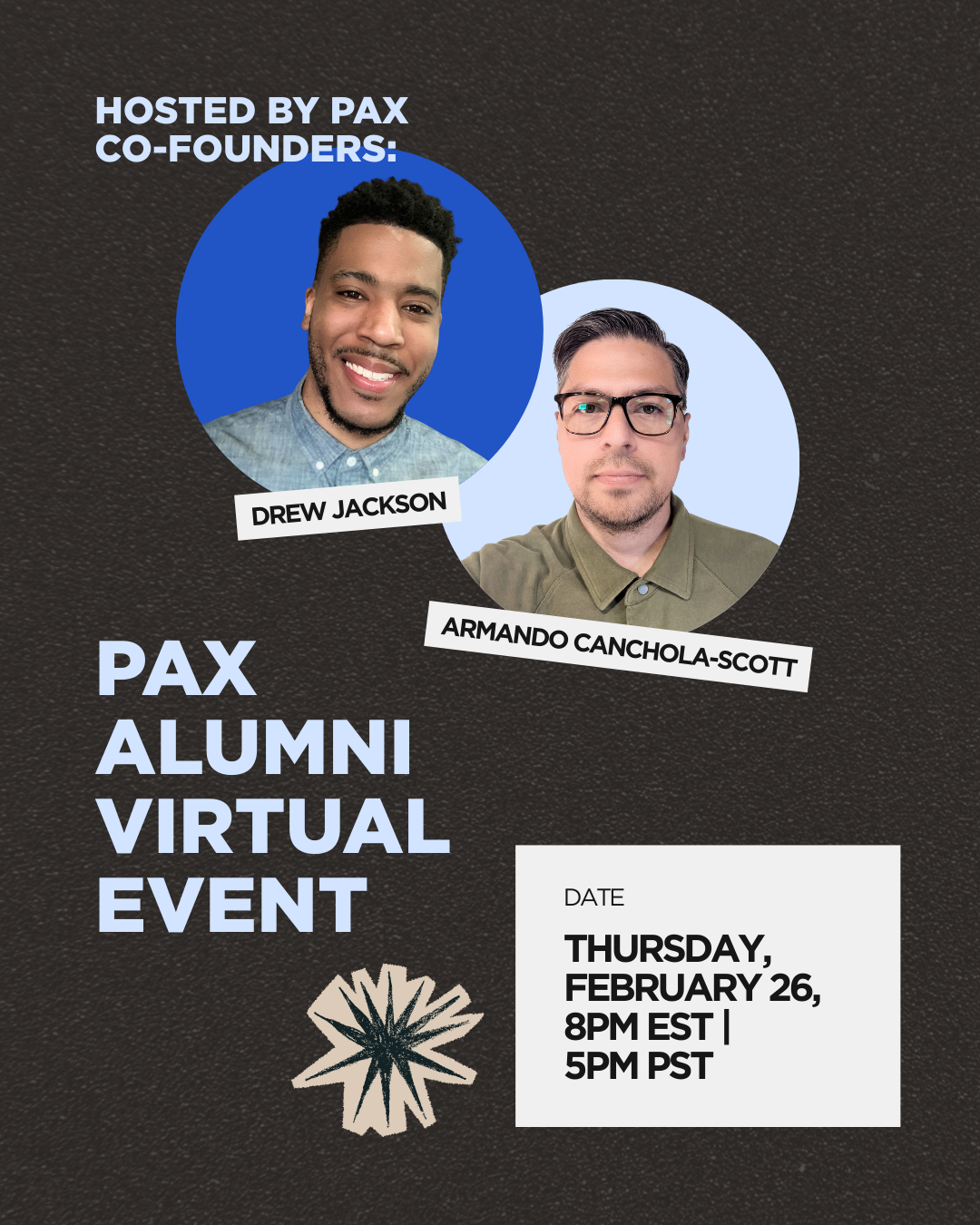 PAX Alumni Virtual Event