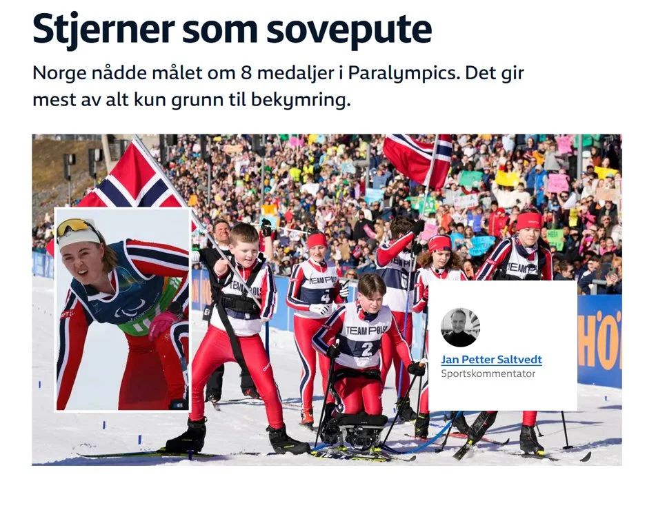 Målet er ikke bare medaljer, men også livskvalitet