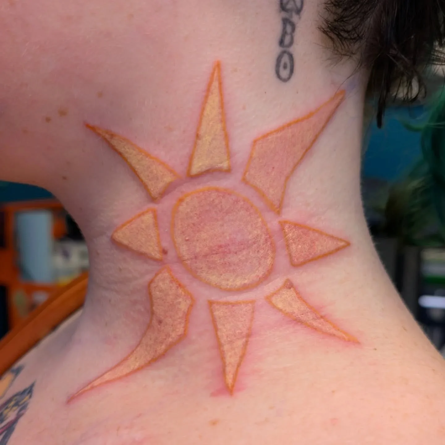 Phainon Inspired star neck tattoo! 
It came out really awesome. It pays Homage so that IYKYK.