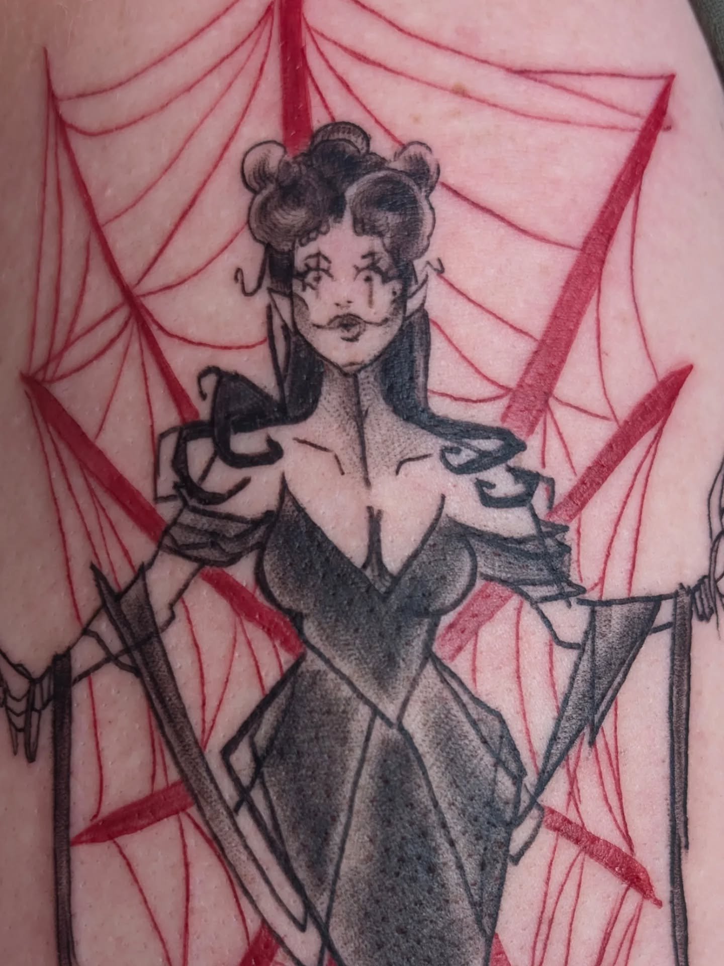 Spider Babe finally found a home. 

What a babe for a babe! 

More creepy girlies! Give me prompts?