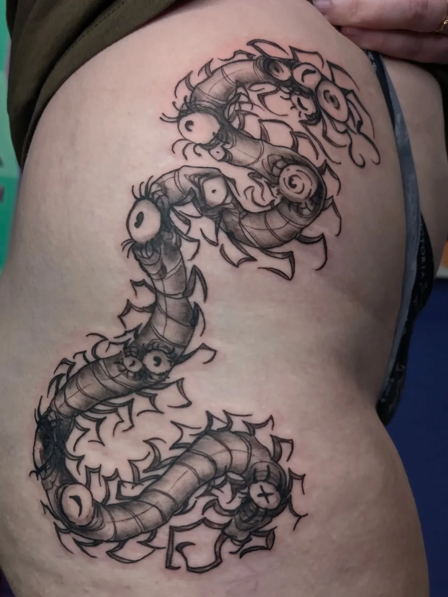 Centipede but just casually giving you the eye, ya know?