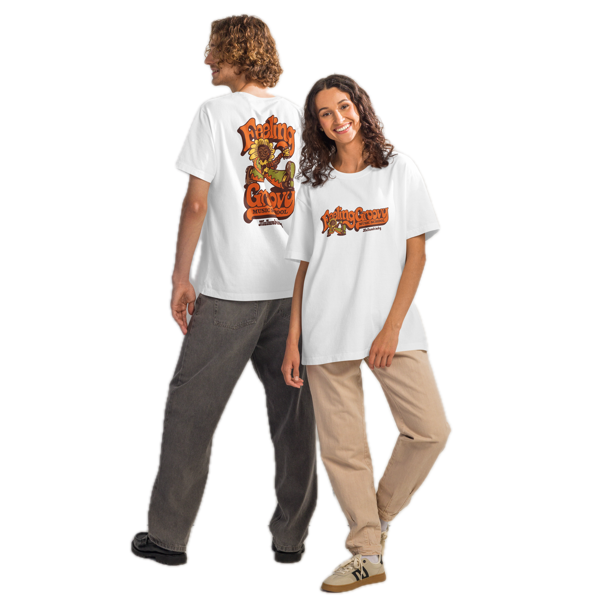 Flower Dude Tee white front and back.png