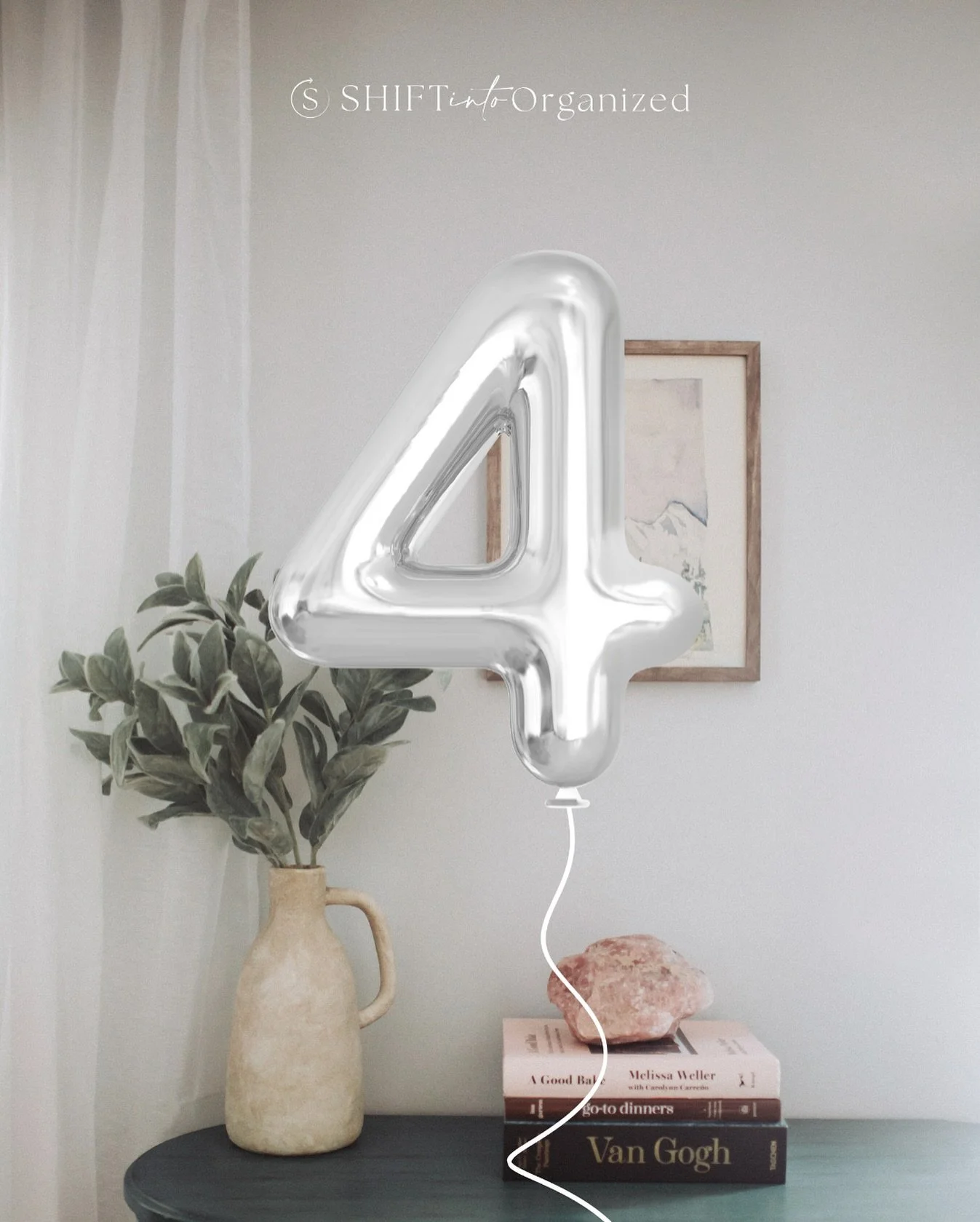 Today, we celebrate 4 years of SHIFT Into Organized.

The years have flown by, but I&rsquo;ve never felt more in my purpose - creating peace and safe spaces for clients across the Greater Charleston area through decluttering, intentional organization