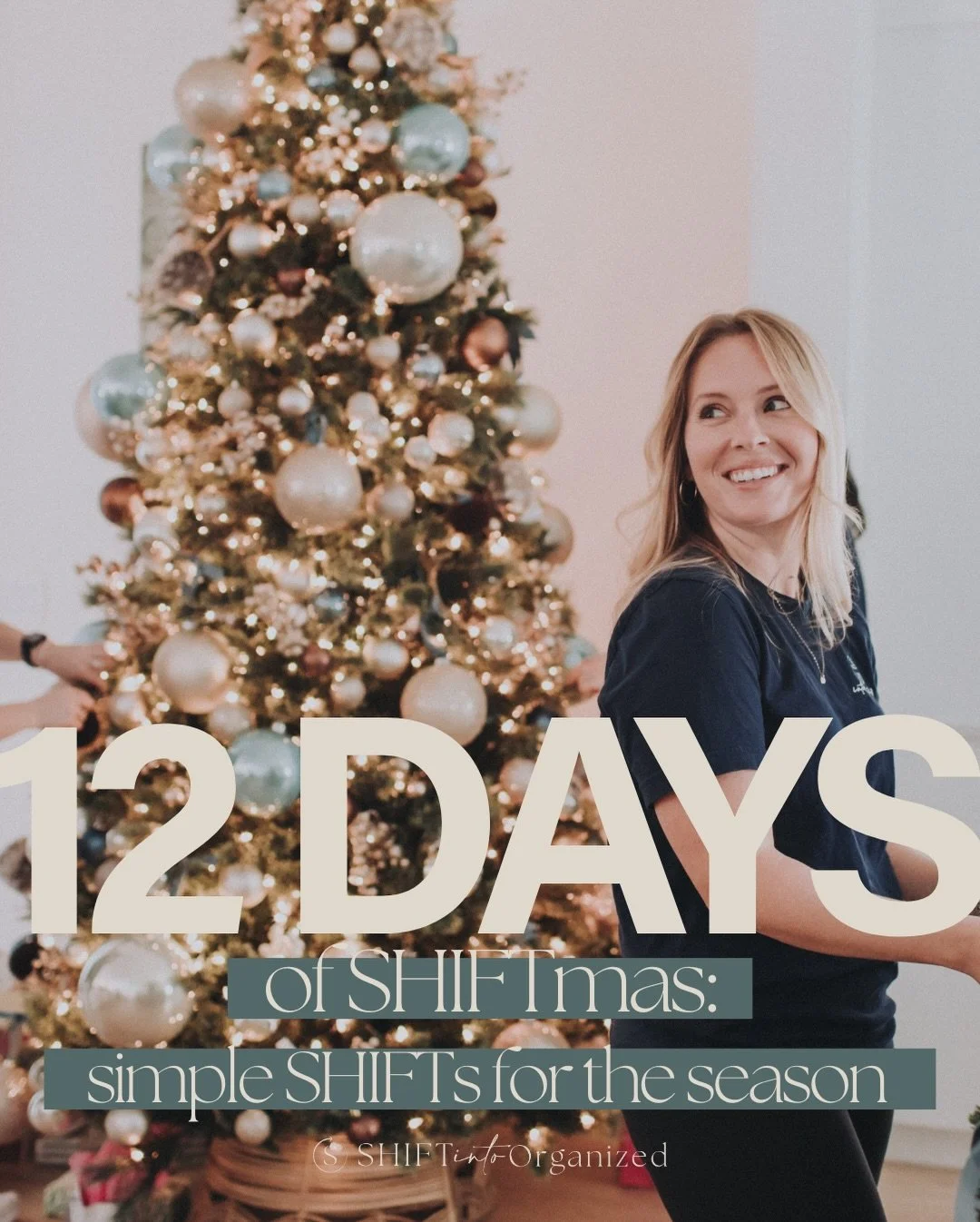 Day 10 of 12 Days of SHIFTmas! 🎄

Life is absolutely crazy this time of year between holiday parties, kids, traveling, hosting, end-of-year deadlines, and trying to maintain our sanity.

So, we&rsquo;re sharing 12 simple, realistic SHIFTs you can do