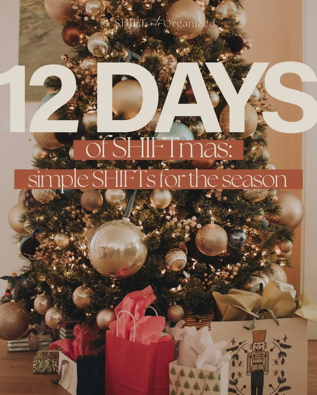 Day 11 of 12 Days of SHIFTmas! 🎄

Life is absolutely crazy this time of year between holiday parties, kids, traveling, hosting, end-of-year deadlines, and trying to maintain our sanity.

So, we&rsquo;re sharing 12 simple, realistic SHIFTs you can do