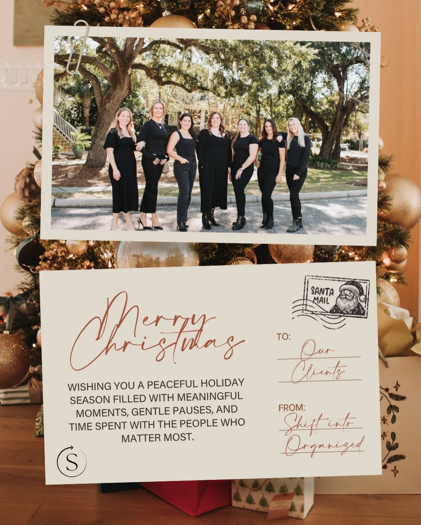 Merry Christmas from our SHIFT family to yours!

🎄🎁

#SHIFTIntoOrganized #HappyHolidays #MerryChristmas #HolidayCard