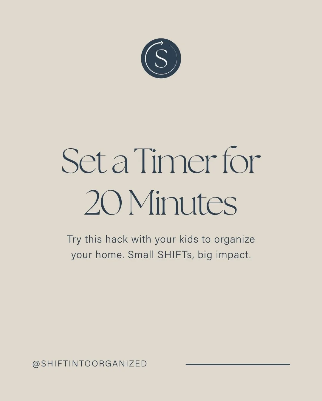 Let me know if you try this! It&rsquo;s such a simple, quick shift that can instantly start calming the chaos.

🤍 Your SHIFT Into Organized family

#SHIFTIntoOrganized
#SmallSHIFTs #BigImpact #ProfessionalOrganizer #Organization