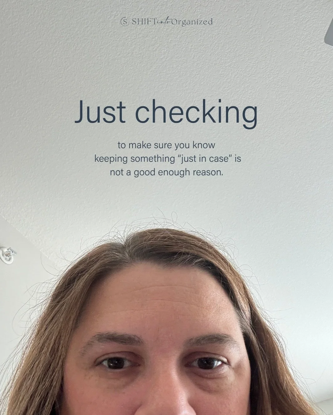 Just checking! 🤗

#SHIFTIntoOrganized #ProfessionalOrganizer #Charleston #MountPleasant #DanielIsland