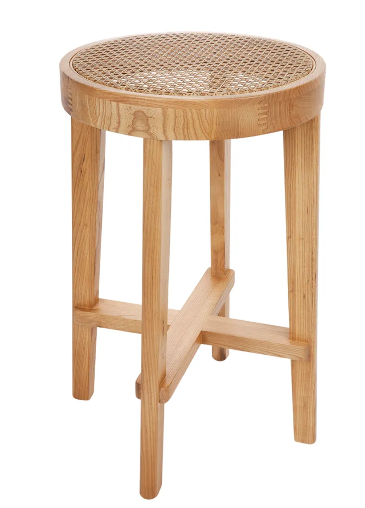 Cape Byron Rattan Kitchen Stool - Natural