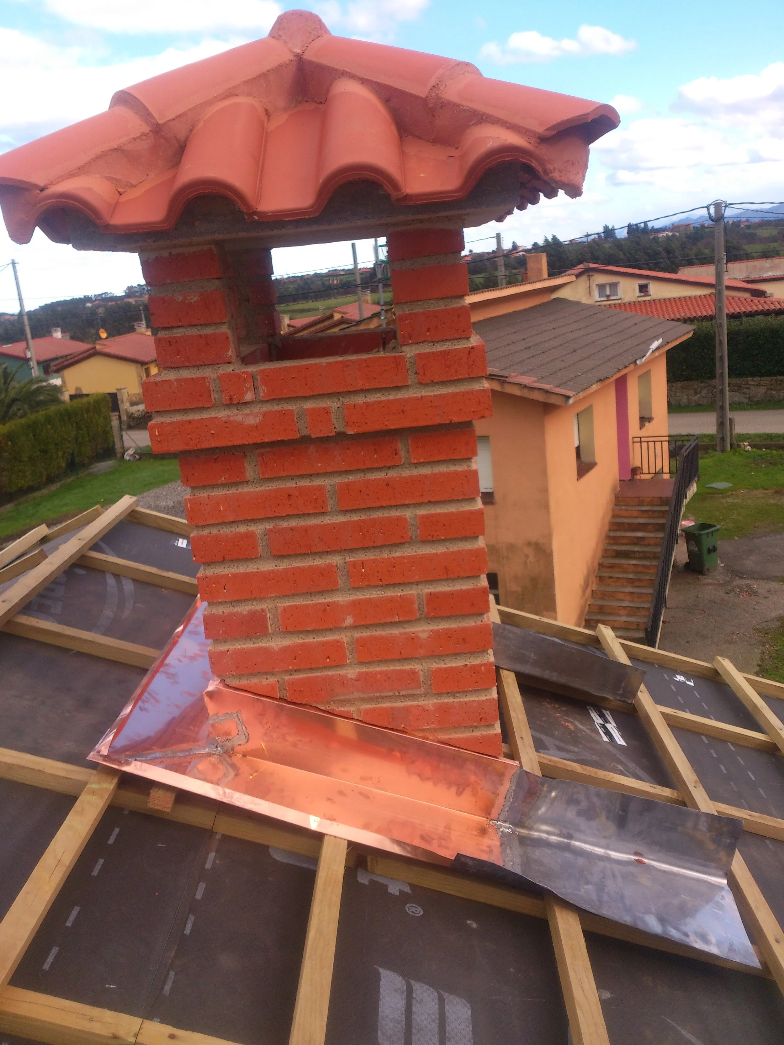 Cobre Natural con Faldón de Plomo