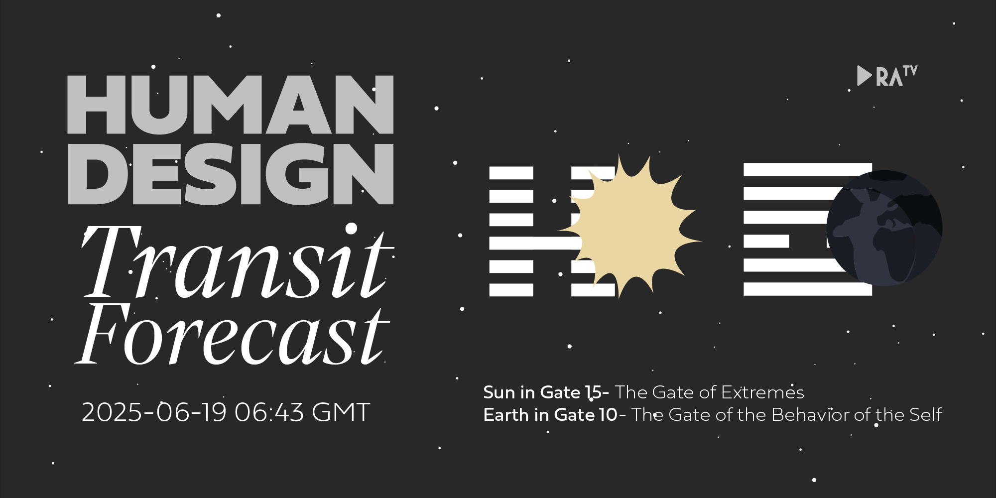 Human Design Transit Forecast - June 19th 2025