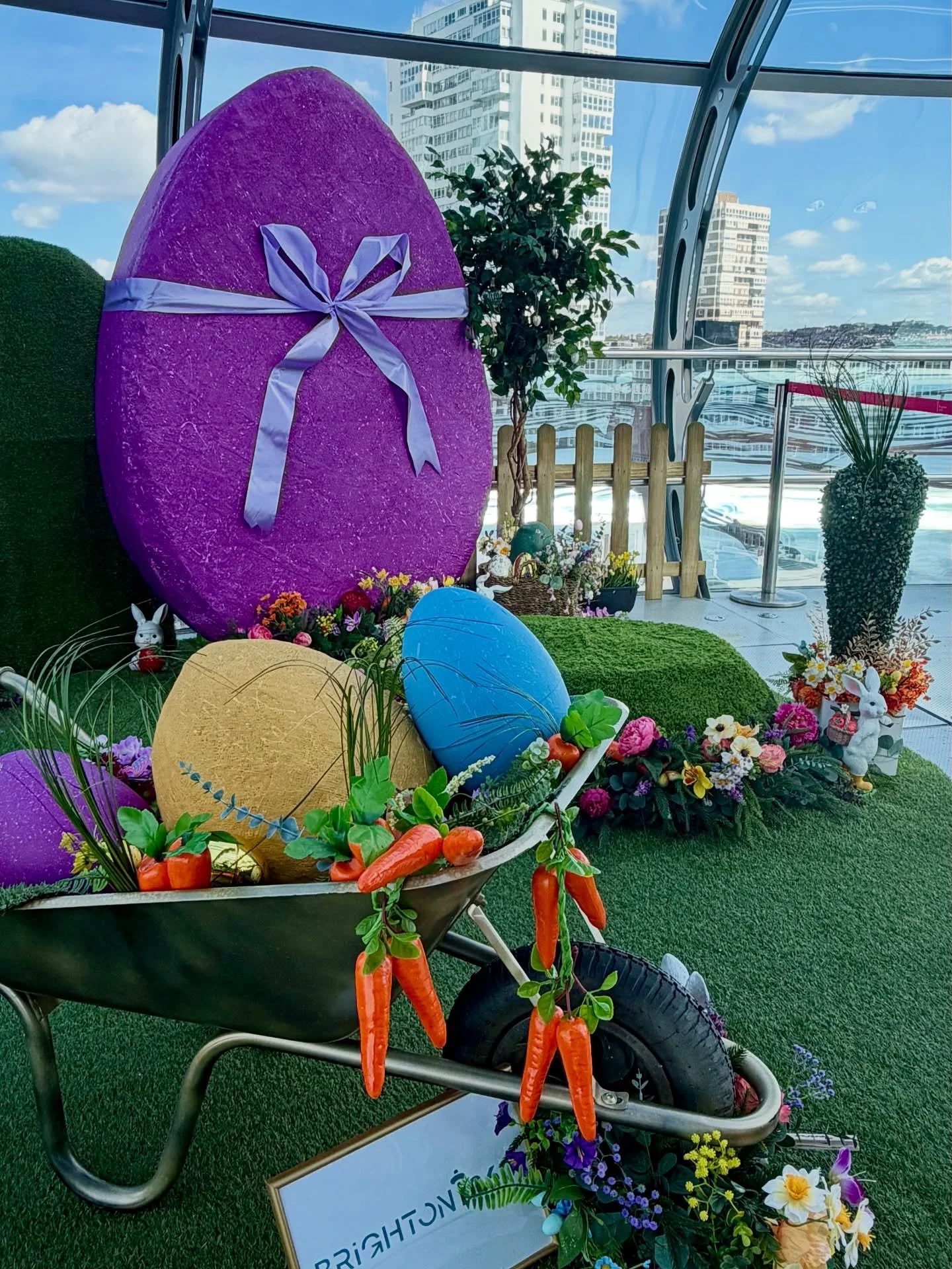 Easter Bunny Villiage 🐰 ✨

So excited to present to you Easter on the @brightoni360official we designed, built and installed this fun project, and what a location to have it! 😍

In collaboration with @fruitshootuk enjoy Easter fun at the i360, with