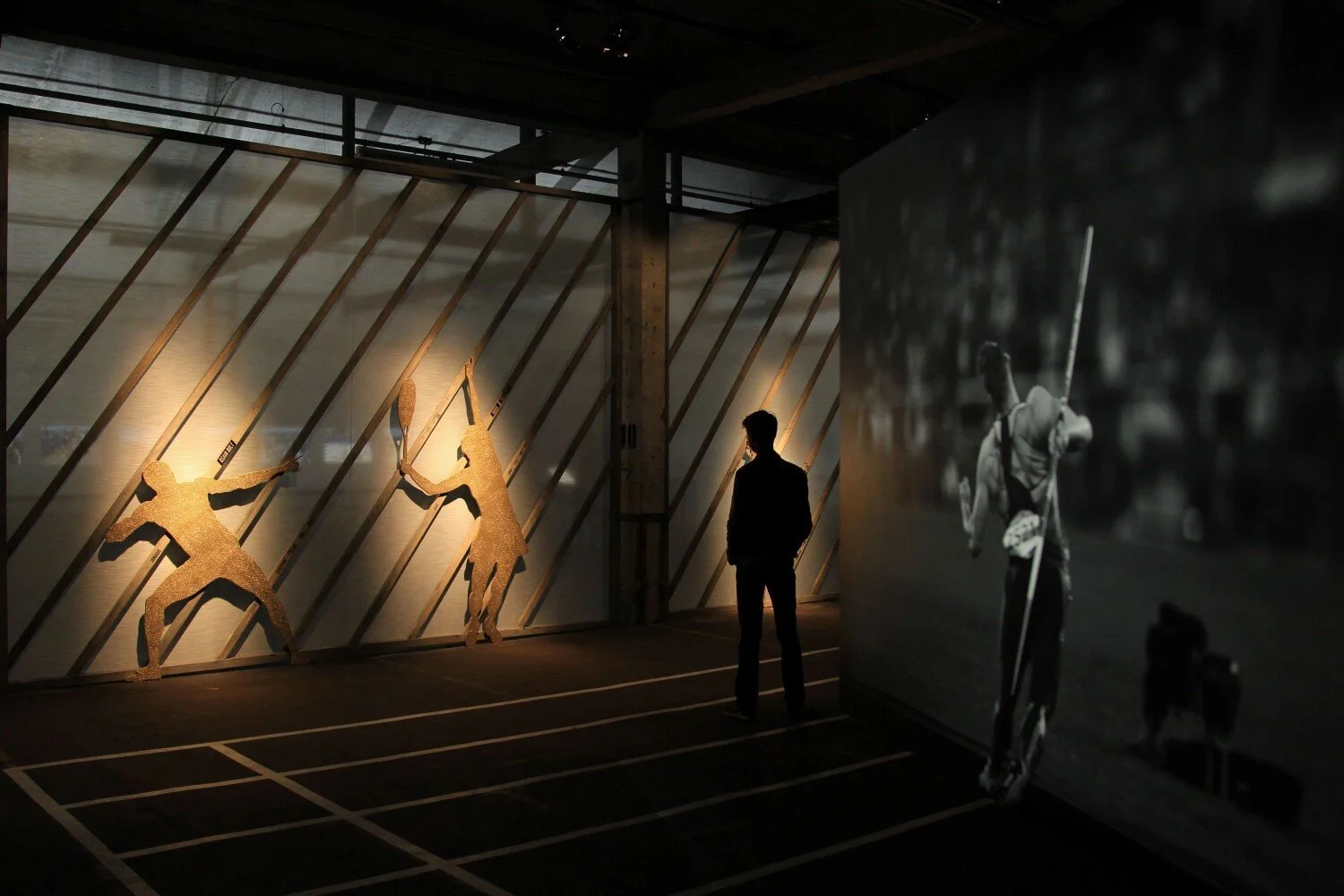 Captagora photographie exposition Sportfoto Galerie Jean Denis Walter perchiste olympique photo wallpaper vernissage lille3000 musée gare Saint Sauveur Aurélien Mélan