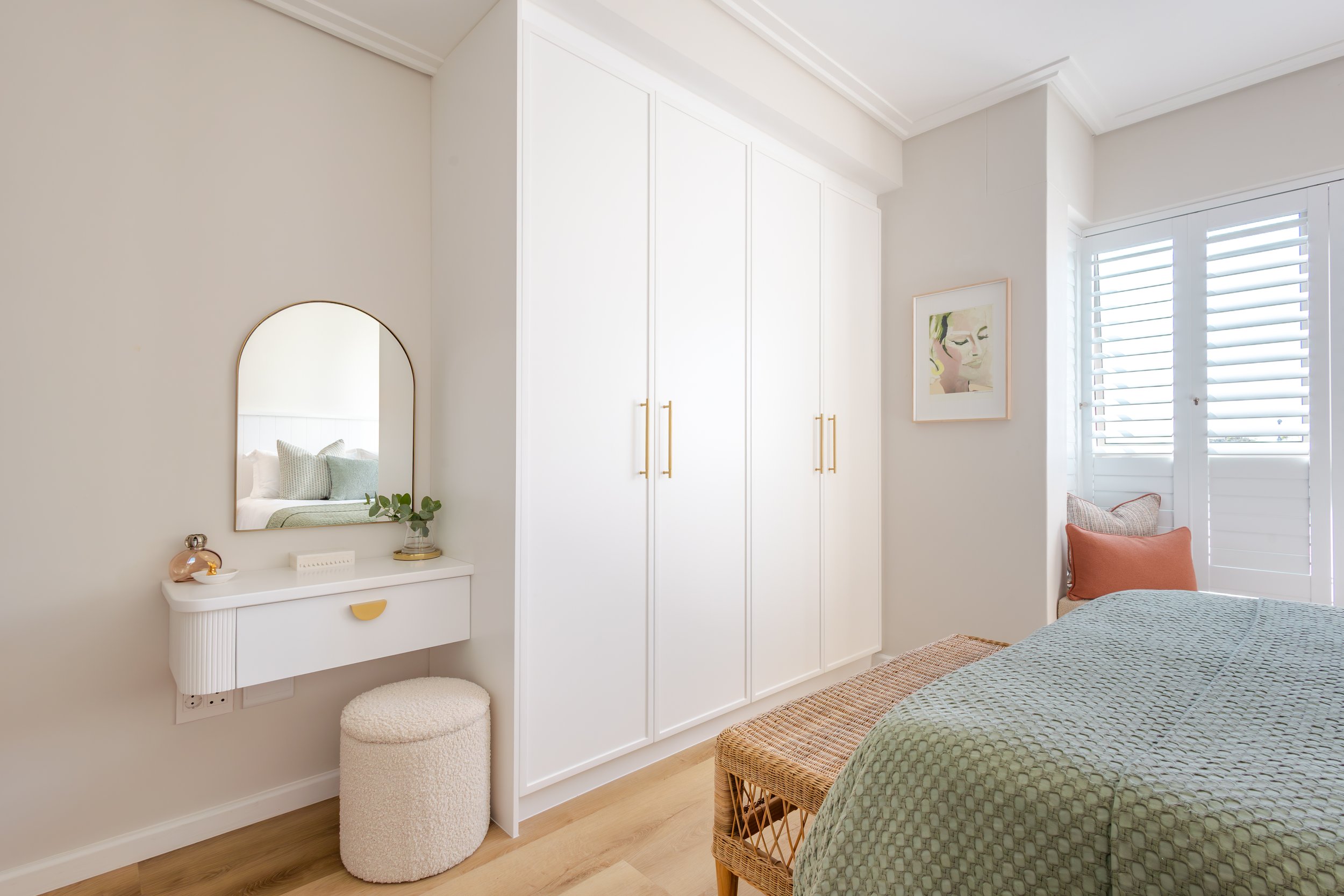 Coastal holiday home interior in Cape Town for Airbnb and hospitality marketing