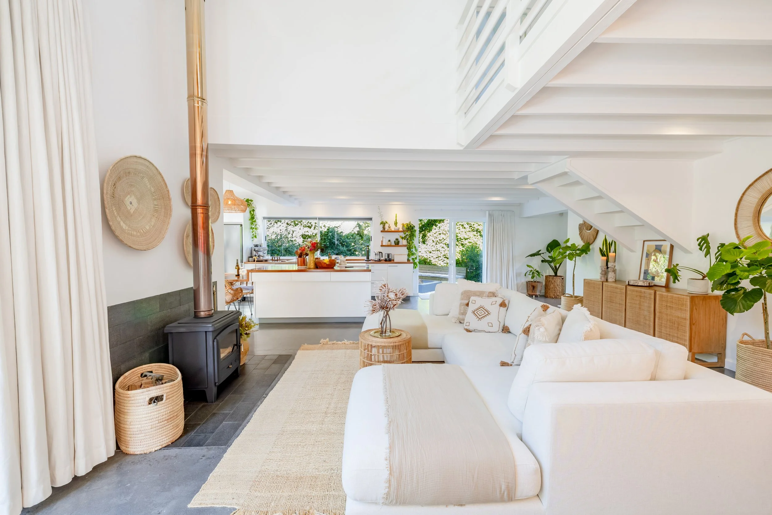 Professional Airbnb photography highlighting clean interior design