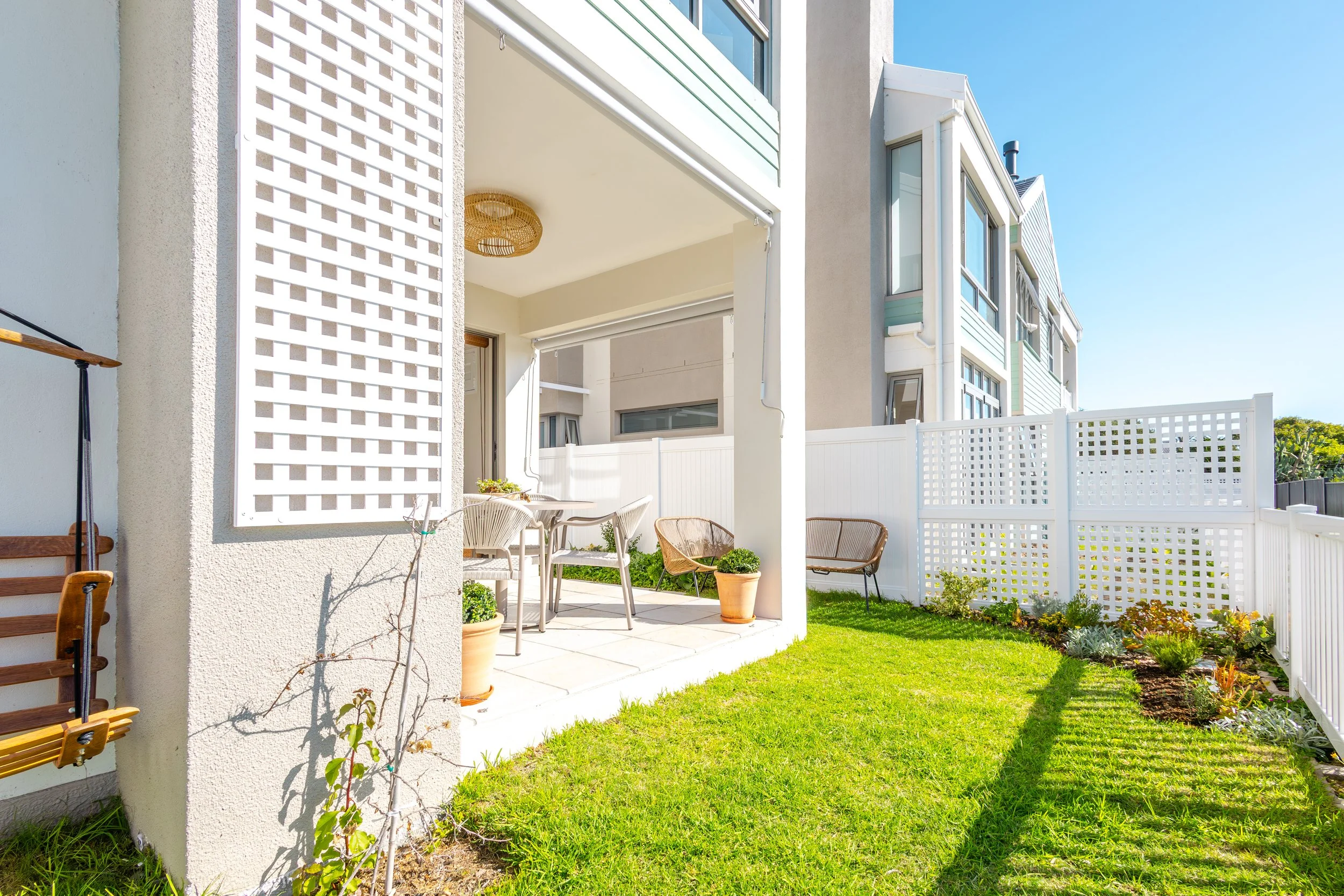 Luxury Airbnb exterior in Cape Town photographed for short-term rental listing