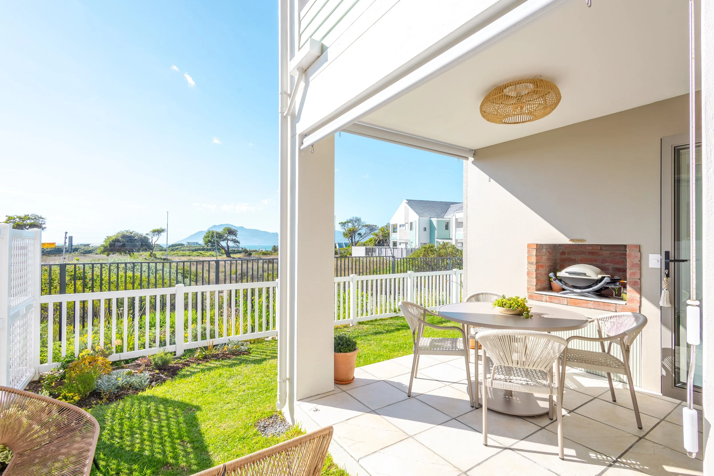 Luxury Airbnb exterior in Kommetjie photographed for short-term rental listing