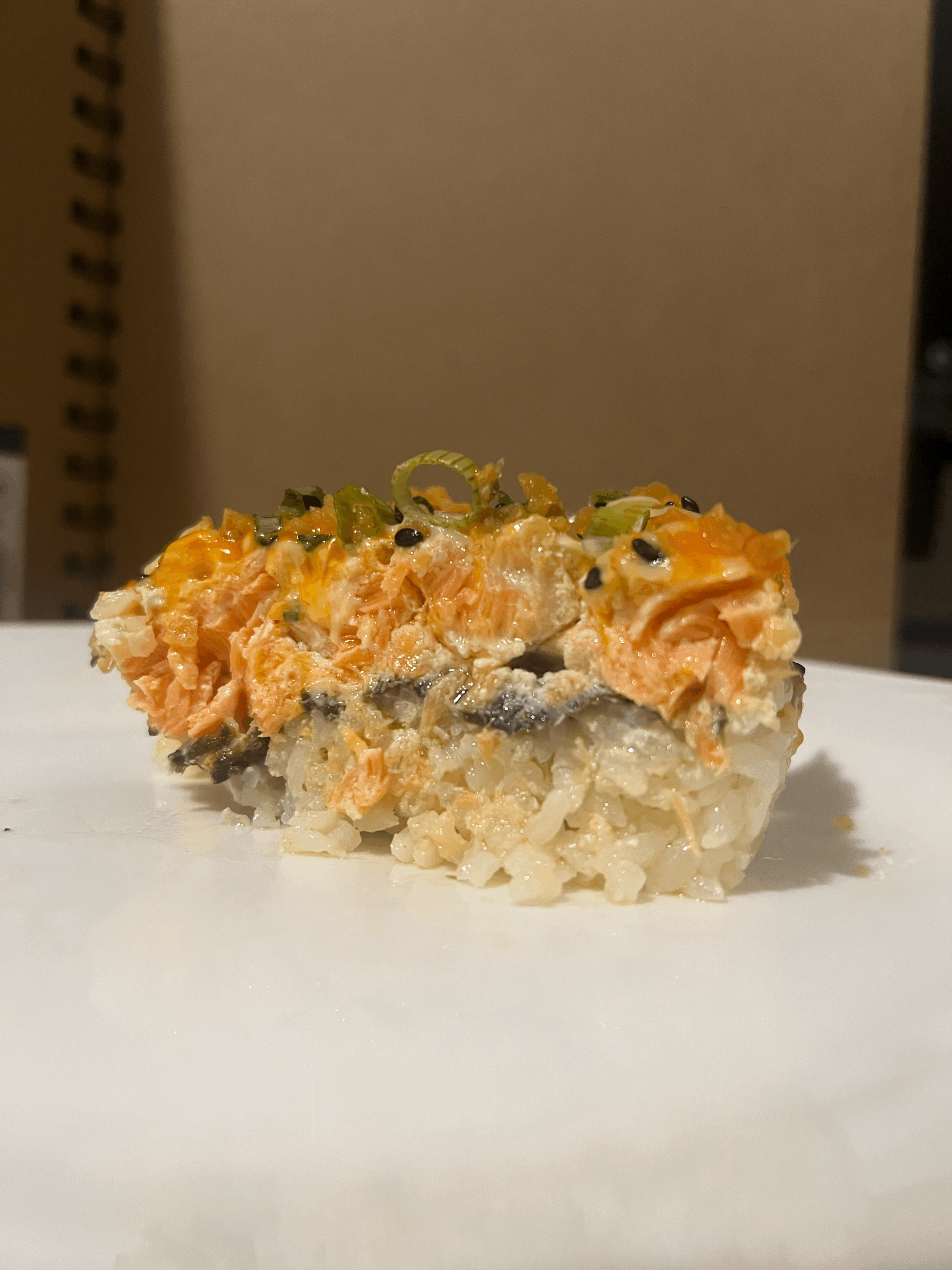 Salmon Sushi Bake