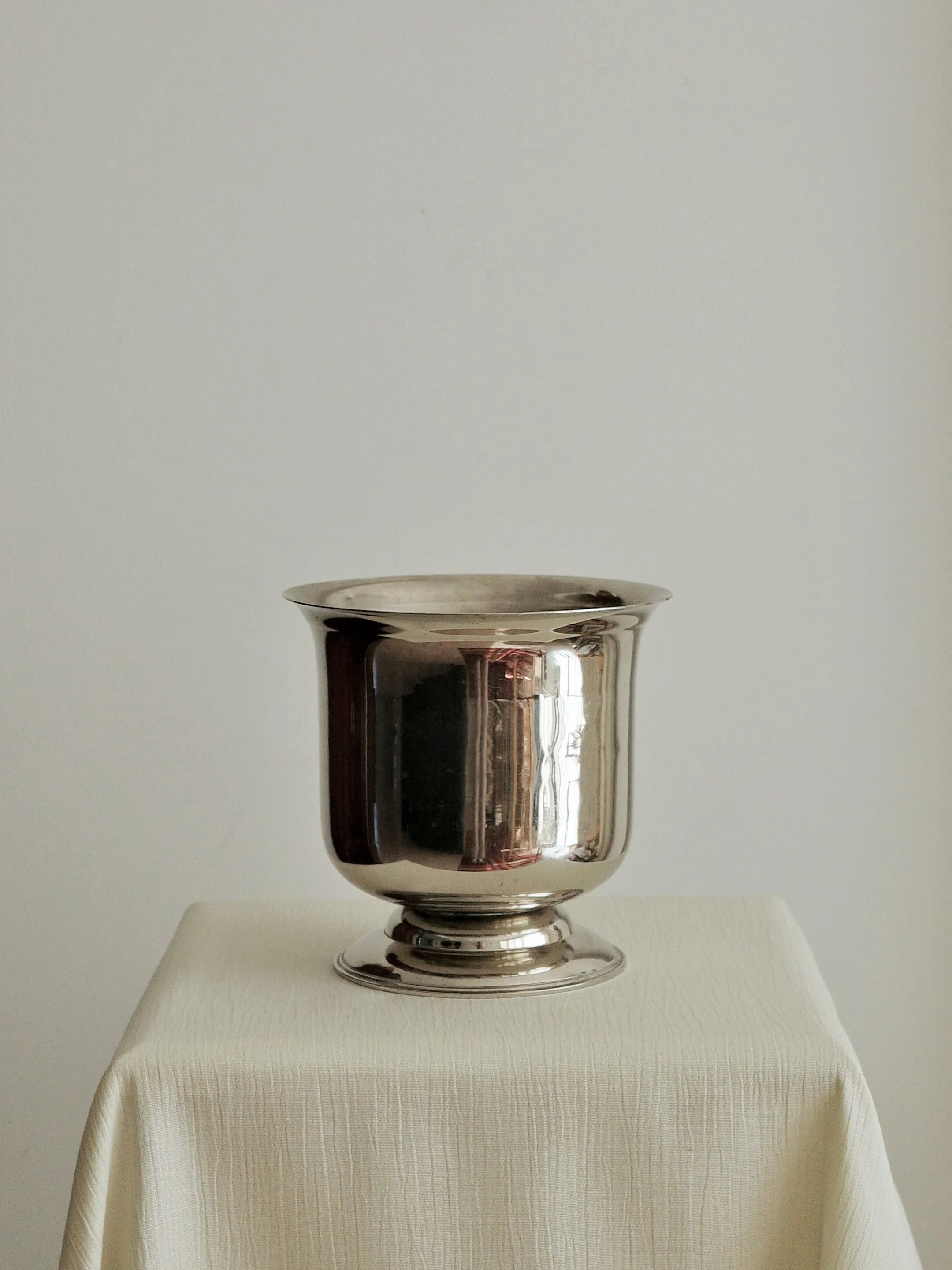 French Silver-Plated Wine Cooler