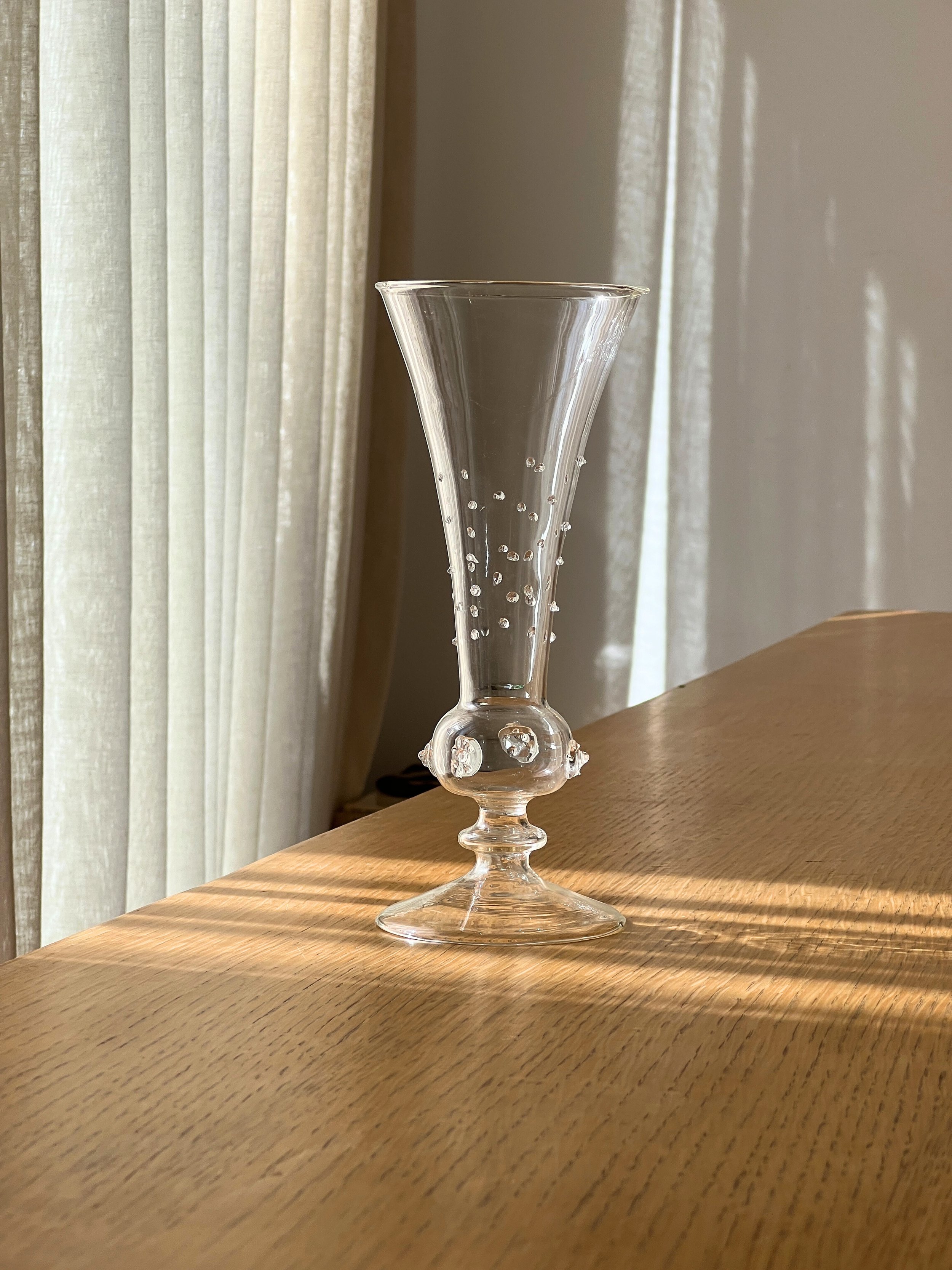 Vintage handblown glass vase
