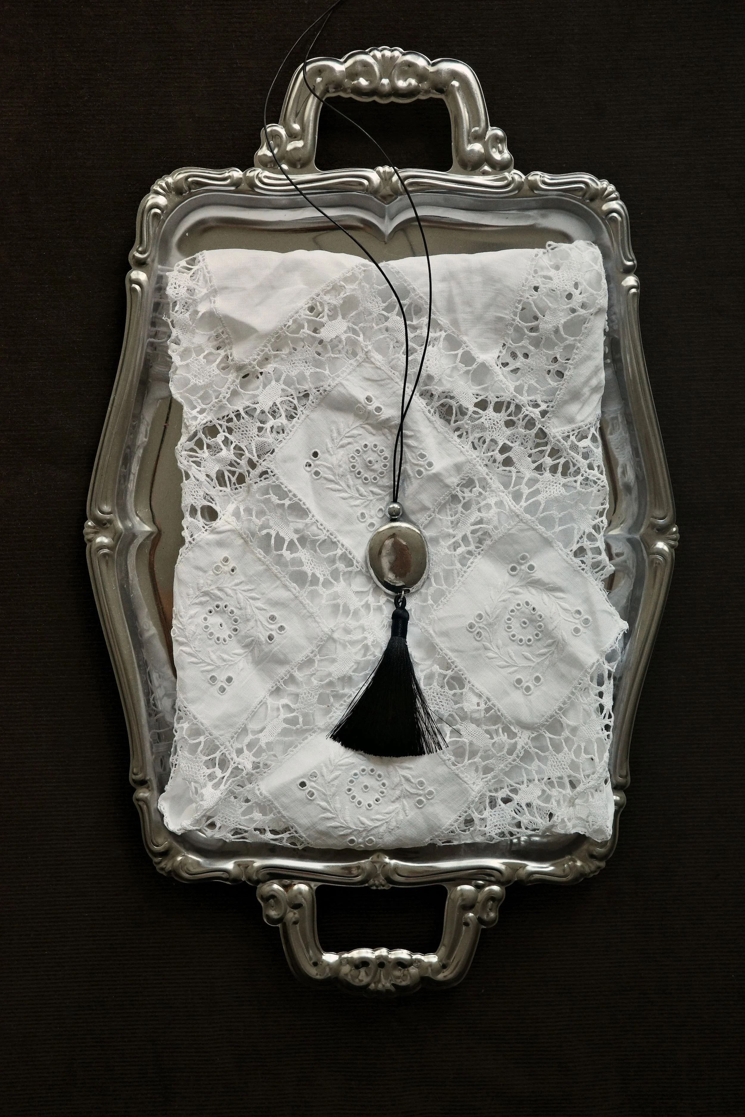 Handmade Tassel &  Metal Necklace