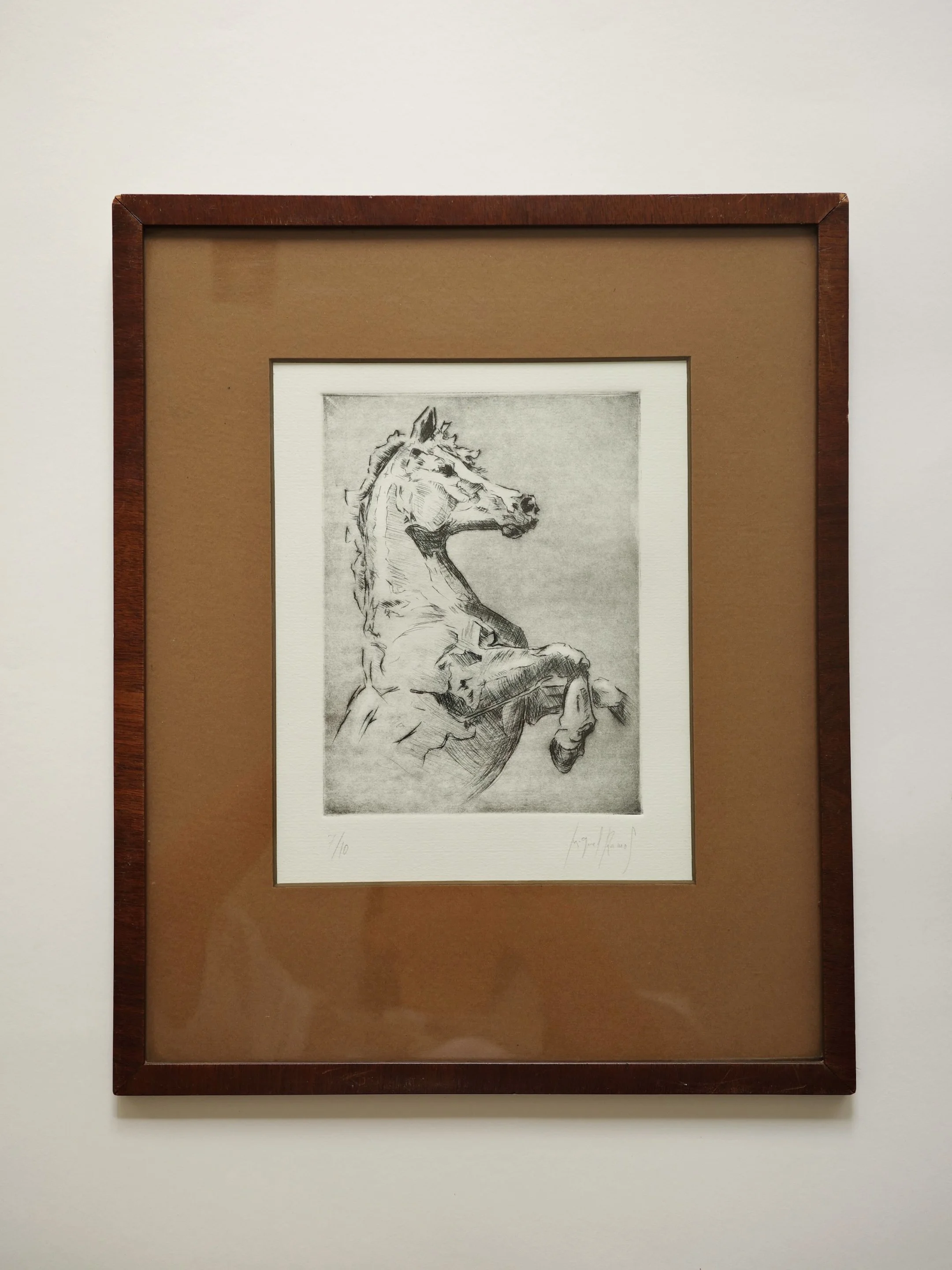 Original Framed Signed Fine Art Etching
