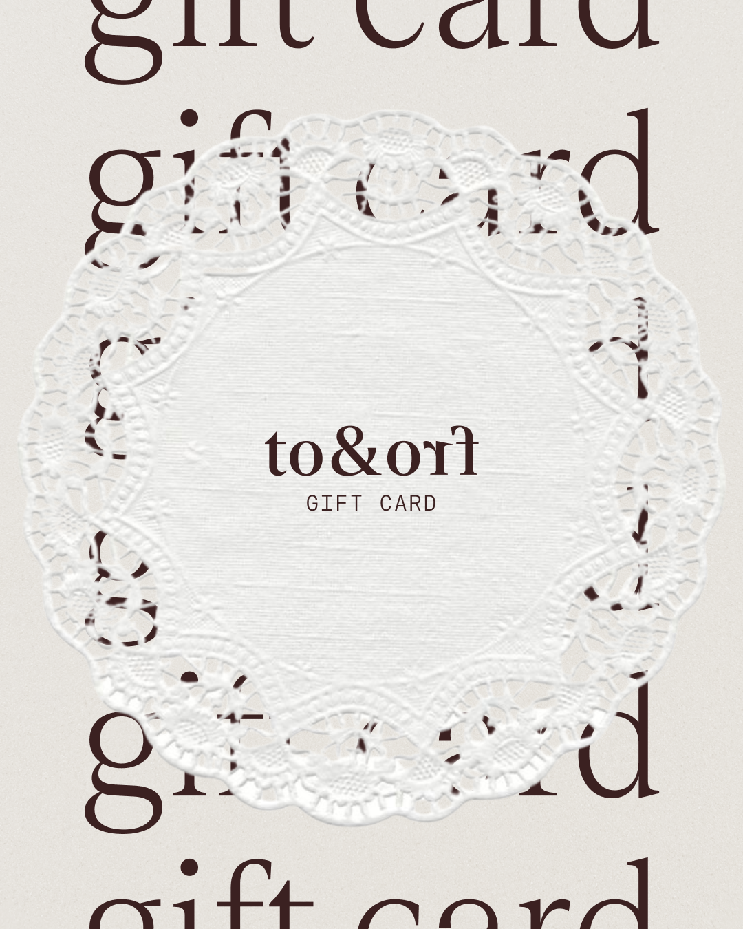 Gift card
