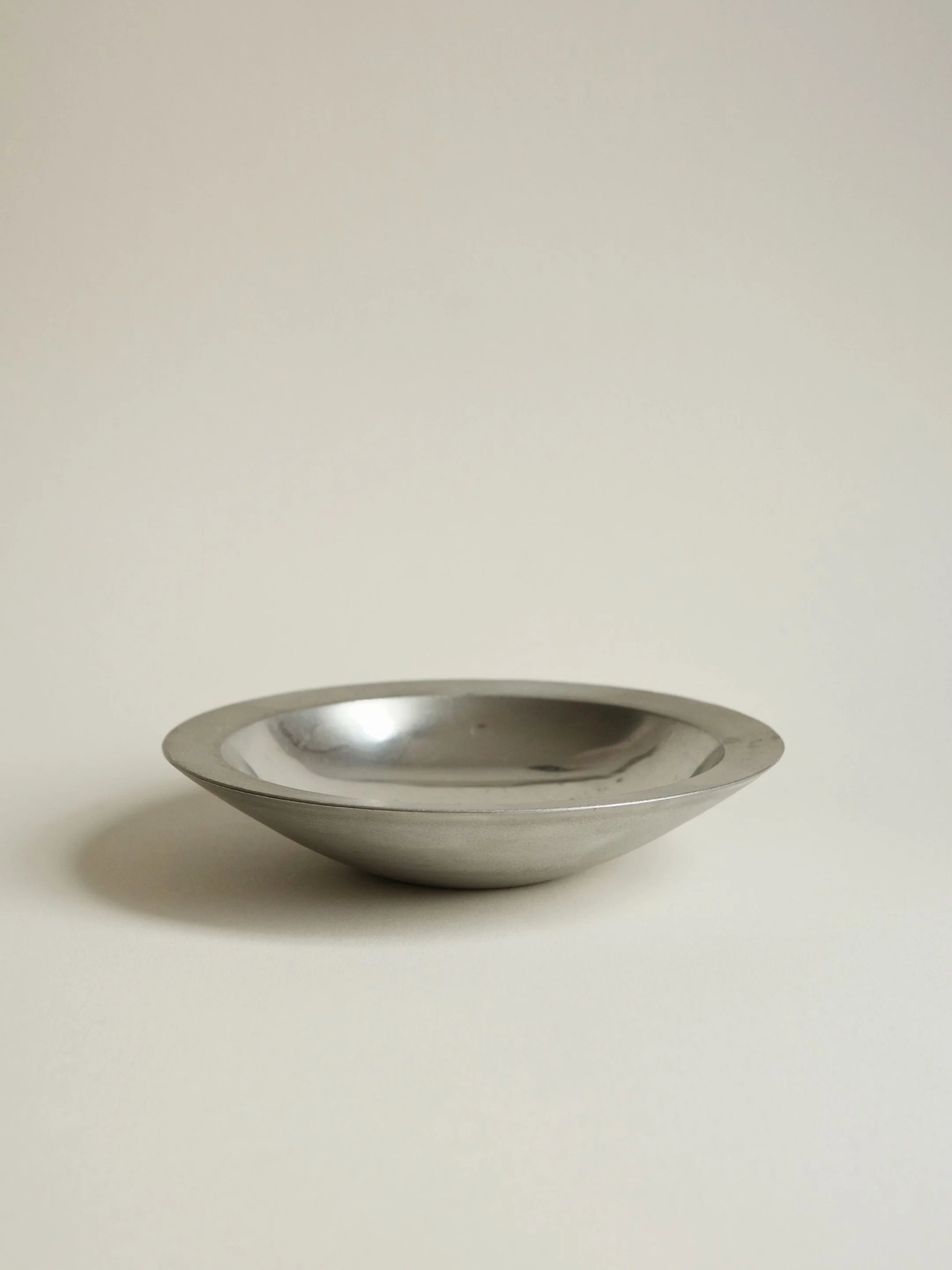 Vintage Cast Aluminum Minimalist Bowl